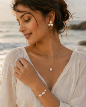 Coastal Pearl Jewellery Set